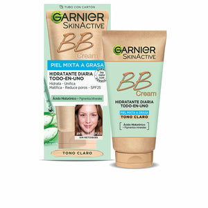 Värillinen kosteusvoide Garnier Skinactive Bb Cream Light 50 ml Spf 25