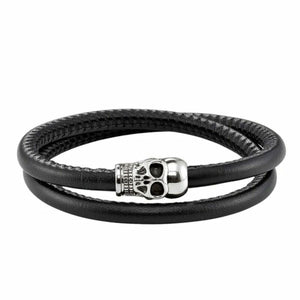 Unisex rannekorut Thomas Sabo UB0010-825-11 Hopeinen Musta 15 cm