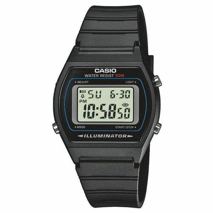 Unisex kellot Casio W-202-1AVEF Digitaalinen Musta