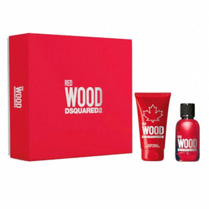 Naisten parfyymisetti Dsquared2 Red Wood (2 pcs)