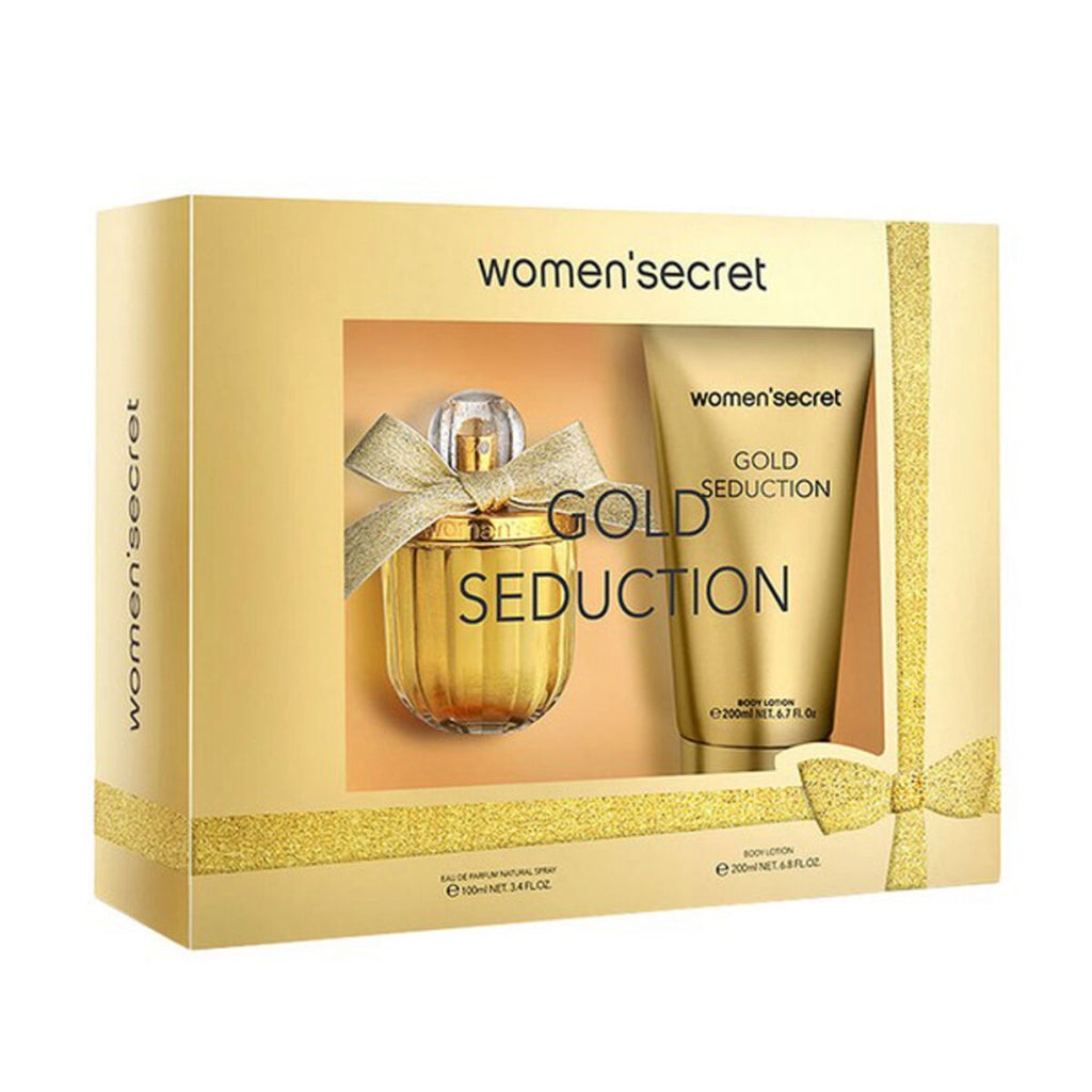 Naisten parfyymisetti Gold Seduction Women'Secret GOLD SEDUCTION (2 pcs) EDP 2 Kappaletta