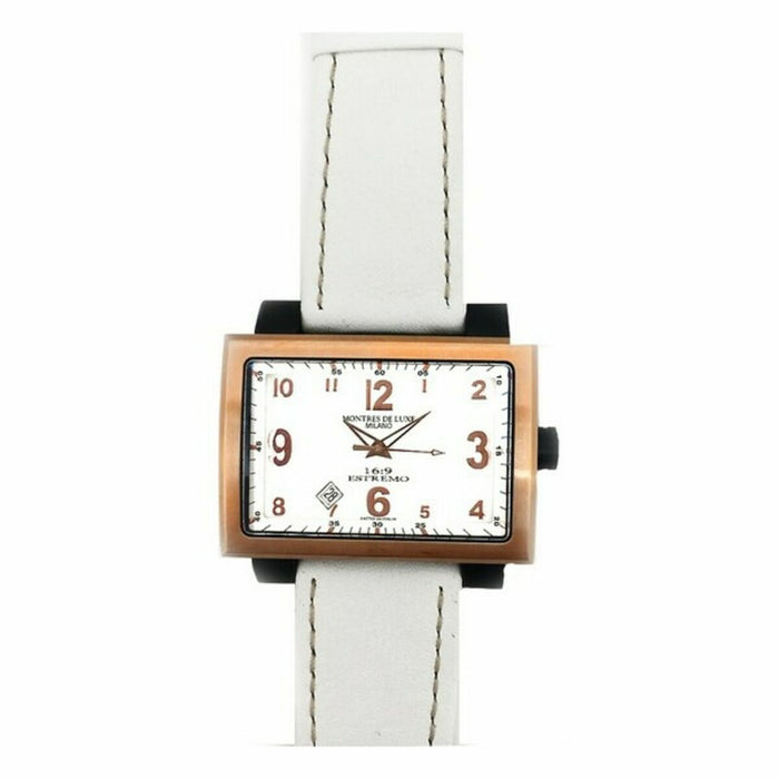 Naisten rannekellot Montres de Luxe 091691WH-GOLD (Ø 42 mm)